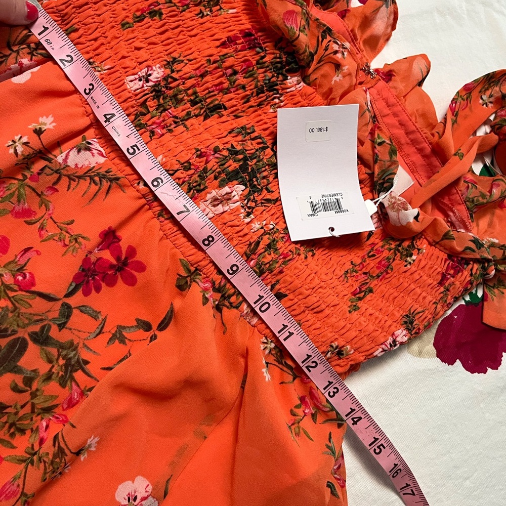 Gal Meets Glam floral maxi dress - size 4 brand new with tags - Picture 9 of 10